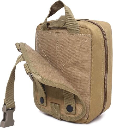 Molle Pouch, Sturdy 600D Nylon Tactical Medical Pouch,Rip-Away EMT First Aid Pouch (Bag Only) in Kuwait