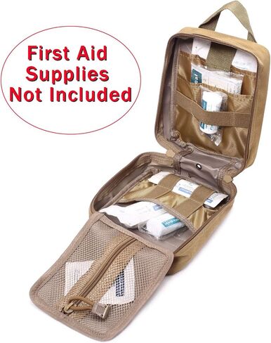 Molle Pouch, Sturdy 600D Nylon Tactical Medical Pouch,Rip-Away EMT First Aid Pouch (Bag Only) in Kuwait