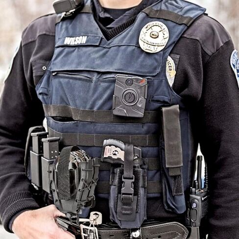 Double Handcuff Holster, Open Top Handcuff Case, Law Enforcement Cuff Pouch for Duty Belt/MOLLE Tactical Vest in Kuwait