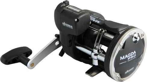 بكرة صيد ماجدا برو لاين من أوكوما، صغيرة، أسود/فضي، MA-30DX in Saudi Arabia