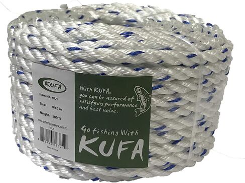 خط الغوص بدون الرصاص من KUFA Sports 5/16" x 100' من أجل مصيدة الشنط، مصيدة سرطان البحر، مصيدة براون (CL-1) in Saudi Arabia