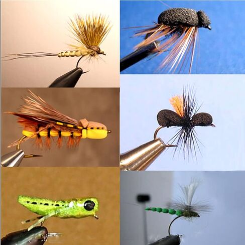 GREATFISHING 10 Best Color Set 1mm 2mm 3mm Fly Tying Foam Sheet Chartreuse Green Orange Floating Dry Fly Grass Hopper Popper Fly Tying Materials in Saudi Arabia