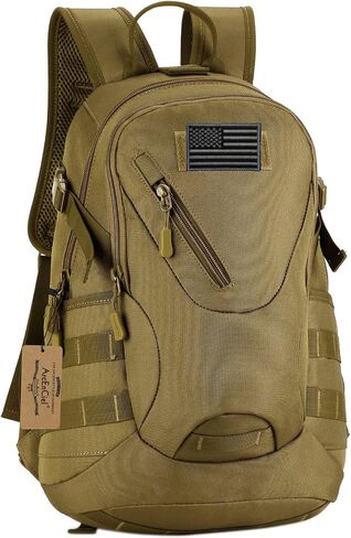 ArcEnCiel 15L Motorcycle Backpack Tactical Bag Rucksacks for Outdoor Camping Trekking Hunting with Patch in Kuwait