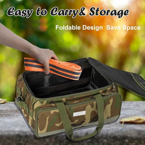 سلم مساعد للتسلق للصيد لعصا التسلق، سلم منسوج للصيد بخمس خطوات سهل الاستخدام وخفيف الوزن لسلامة الصيد والتسلق في الهواء الطلق (برتقالي) in Kuwait