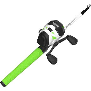 Zebco Roam Telescopic Fishing Rod and Spinning or Spincast Fishing Reel Combo, Durable 6-Foot Fiberglass Rod with ComfortGrip Handle, Pre-spooled with Zebco Cajun Fishing Line in Kuwait