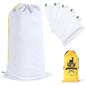 أكياس ألعاب إلك قابلة لإعادة الاستخدام لصيد اللحوم، 5 أكياس ألعاب اللحوم، أكياس ربع ملفوفة شديدة التحمل، أكياس ألعاب كبيرة للأيائل والكاريبو والغزلان، 20 * 35 بوصة × 5 in Kuwait