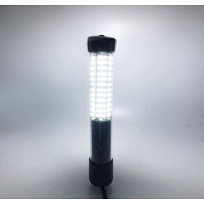 BLUERICE Submersible Fish Finder, Underwater Lure Bait Light, Fish Attracting Lamp, Night Fishing Light, Boat Fishing Light, Pool Light 12V 10.8W 180 LEDs 1080 Luminous IP68 with 5M Cord