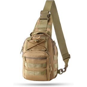 حقيبة حبال بروتيكتونيك للرجال - حقيبة كروس عسكرية من الزيتون للرجال - حقيبة ظهر أكسفورد مقاومة للماء 900D - حقيبة صدر سعة 15 لتر مع هيكل مولي معياري - حقيبة ظهر تكتيكية متينة للرجال in Kuwait