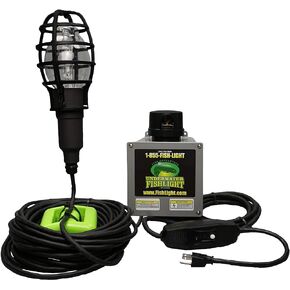 Underwater Fish Light 175-watt Single Dock Light for Fresh or Salt Water, Easy to Install, Attracts Fish, Dusk to Dawn Operation in Saudi Arabia