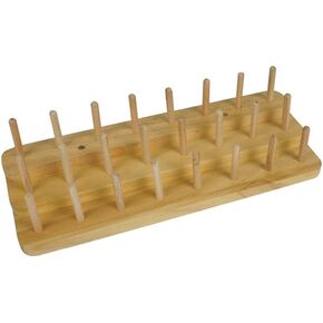 Riverruns Fly Tying Thread Spool Stand Nature Wood Spool Station Hand Made Travelling in Kuwait