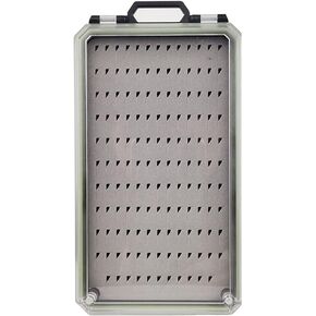 Fly Box Magnet Waterproof Fly Fishing Box Smart Pocket Size Fishing Storage Fishing Tackle Case(M)
