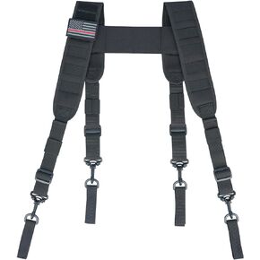 MELOTOUGH Tactical Suspenders for Duty Military Belt Harness Police Suspenders Law Enforcement Belt
