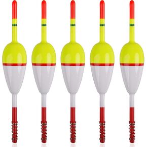 SILANON Wood Slip Bobbers Fishing Floats and Bobbers Spring Oval Stick Slip Floats for Crappie Catfish Trout Panfish Walleyes Fishing 5/10pcs in Saudi Arabia