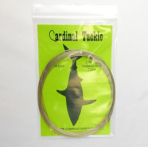 49-Strand 270# الفولاذ المقاوم للصدأ كابل سمك القرش 3 أقدام in Kuwait