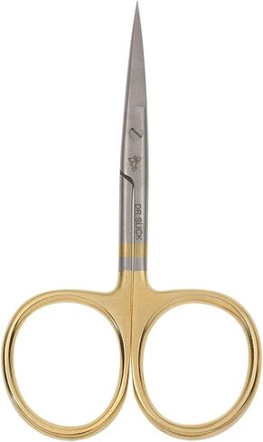 Dr. Slick All Purpose Scissor, 4", Gold Loops, Straight in Kuwait