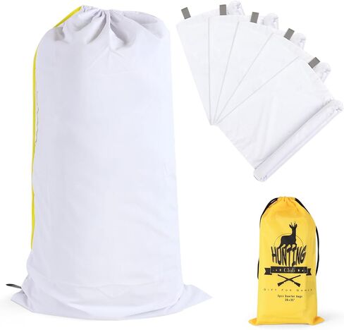 أكياس ألعاب إلك قابلة لإعادة الاستخدام لصيد اللحوم، 5 أكياس ألعاب اللحوم، أكياس ربع ملفوفة شديدة التحمل، أكياس ألعاب كبيرة للأيائل والكاريبو والغزلان، 20 * 35 بوصة × 5 in Kuwait