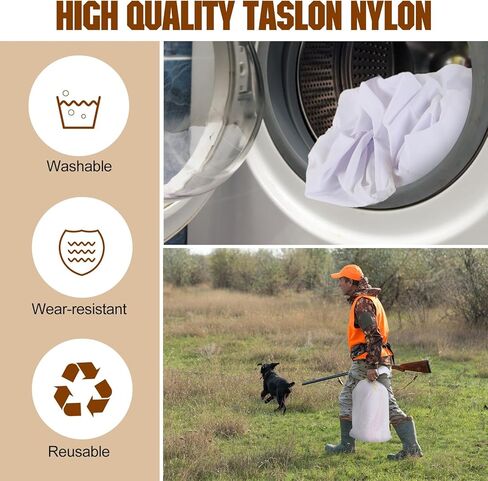 أكياس ألعاب إلك قابلة لإعادة الاستخدام لصيد اللحوم، 5 أكياس ألعاب اللحوم، أكياس ربع ملفوفة شديدة التحمل، أكياس ألعاب كبيرة للأيائل والكاريبو والغزلان، 20 * 35 بوصة × 5 in Kuwait