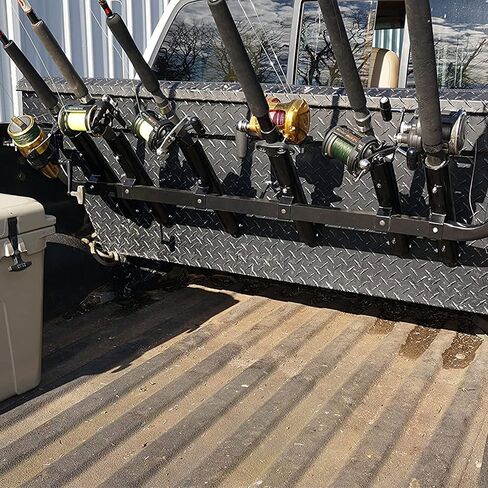 فايكينج سولوشنز رف صنارة صيد ثابت لسرير الشاحنة، متعدد الالوان in Kuwait