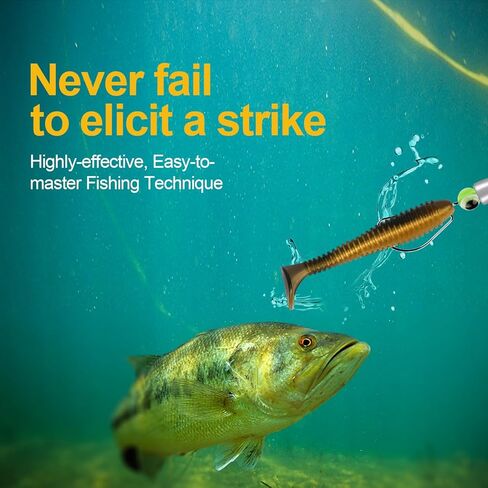 Paddle Tail Swimbait, 40 PCs Ribbed 3 Inch Soft Plastic Fishing Lure Baits for Bass Fishing with Tackle Box Included in Kuwait