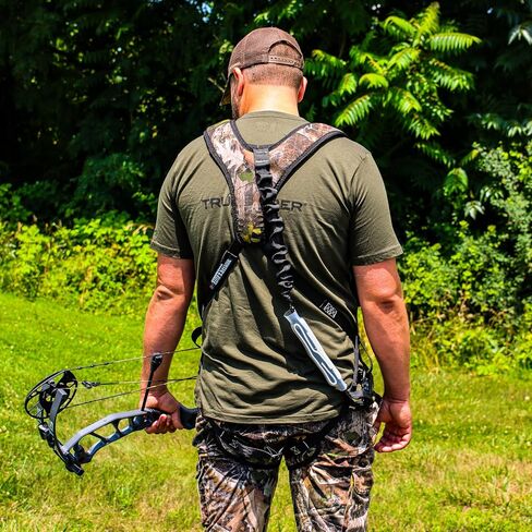 Malta Hunting Safety Ultralight Safety Harness Kit Set, TrueTimber Patterns, Multi-Sizes (Kanati Camo, Large-XLarge) in Saudi Arabia