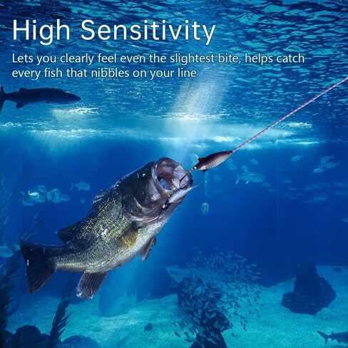 ANGRYFISH 4 Strands Super Strong Braided Fishing Line- Less Expensive -Zero Stretch -Small Diameter-Suitable for Novice Fishermen | Purple/Blue/Yellow/Green, Abrasion Resistant, Zero Stretch, Small Diameter, Less Expensive, Suitable for Novice Fishermen in Kuwait