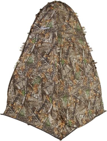 Ameristep Outhouse Lightweight Durable Hunting Spring Steel Mossy Oak Break-Up Country Ground Blind - 1 Hunter Concealment - Easy Setup & Takedown in Saudi Arabia