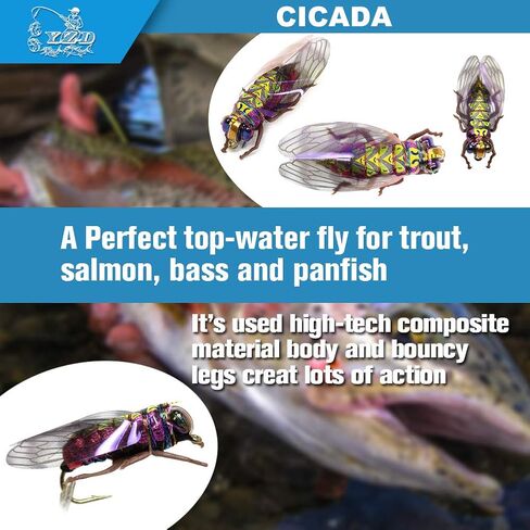 YZD Fly Fishing Flies Realistic Dry Wet Nymph Trout Flies Hand Tie Lures Kits 12/26/48 Pcs… in Kuwait