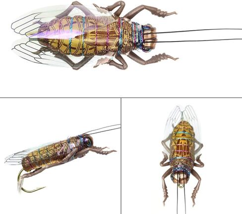 YZD Fly Fishing Flies Realistic Dry Wet Nymph Trout Flies Hand Tie Lures Kits 12/26/48 Pcs… in Kuwait