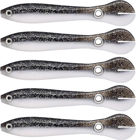 10pcs Soft Bionic Fishing Lure, Soft Plastic Fishing Lures, Bass Fishing Bait, Freshwater Top Water Saltwater Fishing Lures, Bass Lures in Kuwait