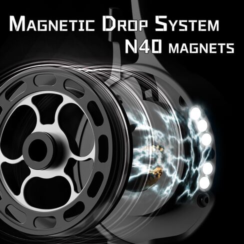 بكرة صيد الجليد الدقيقة من ANATONO IC، بكرة صيد الجليد المجانية المضمنة، بكرة ألومنيوم فائقة النعومة مصنوعة بآلة CNC 3+1 محامل كروية محمية بكرة سمك الثلج in Kuwait