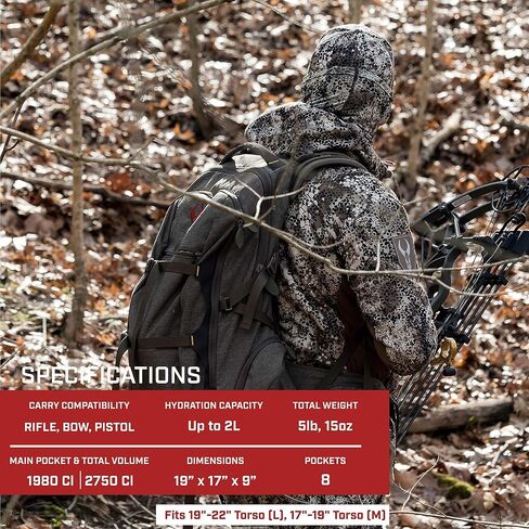 Badlands 2200 - حزمة الصيد مع ناقلة اللحوم المدمجة | يتميز برف اللحوم سريع الانتشار ونظام التعليق الداعم لتوزيع الأحمال الثقيلة بشكل مريح in Kuwait