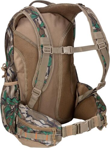 North Mountain Gear Camouflage Hunting Backpack Waterproof Bow and Rifle Compatible Hunting Bag (Mossy Oak Bottomland) in Saudi Arabia