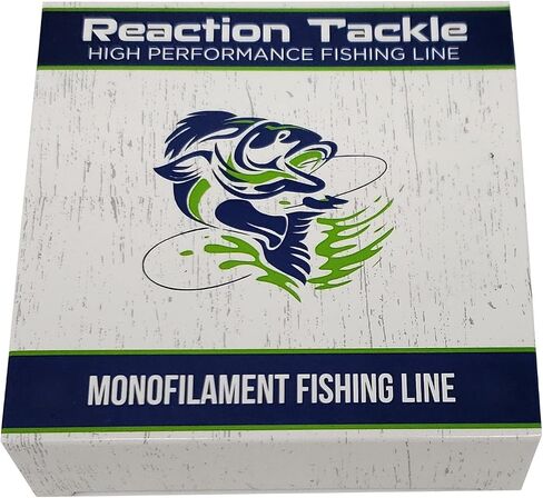 Reaction Tackle Monofilament Fishing Line - Premium Nylon Mono Line, Strong & Abrasion-Resistant, Low Memory for Smooth Long Casts - Freshwater & Saltwater in Kuwait