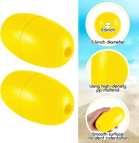 Lewtemi Crab Trap Floats, Anchor Buoy | Buoys Rope Floats Marine, 4.72'' x 2.75'', 3/5'' Hole Deep Water Fishing Marker Buoys Bulk for Boats, Crabbing Equipment in Kuwait