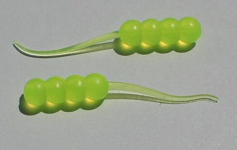 Dancing Waxie 1.5 Inch Panfish/Crappie/Perch Bait - 40 Pack - Scented in Kuwait