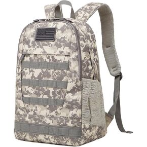 ArcEnCiel Motorcycle Backpack Tactical Military Bag Army Assault Pack Rucksacks with Patch - Rain Cover Included