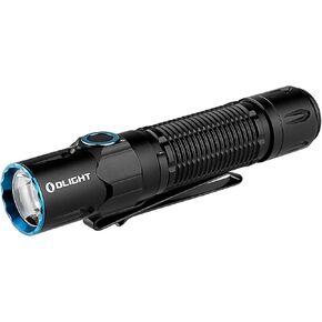 مصباح يدوي تكتيكي قابل لإعادة الشحن بقوة 2300 لومن من OLIGHT Warrior 3S، ضوء ساطع LED مدمج مزدوج المفاتيح مع مستشعر القرب، مدعوم ببطارية مخصصة للطوارئ وEDC والبحث (OD Green) in Kuwait