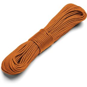 Texas Bushcraft Firecraft Cord - Utility Paracord Survival Rope, Parachute Cord for Survival Gear – 3 Extra Strands for Emergency Preparedness Fishing, Sewing and Tinder (Burnt Orange, 25 ft) in Kuwait