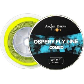 100FT WF3F WF5F WF8 Fly Fishing Line Combo Weight Forward Fly Line with Braided Backing Tapered Leader Preload Fly Line with Welded Loop in Saudi Arabia