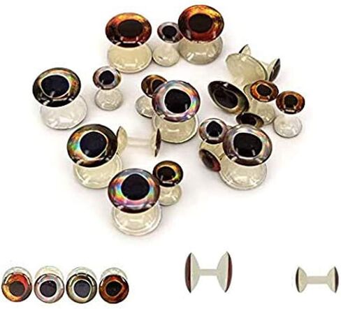 Aventik Weightless Dumbbells Eyese Making,Ghost Fish Head Fly Tying Materials Super Realistic Baitfish Skull Mask Design Ultra Light in Kuwait