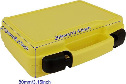 Aventik Streamer Fly Box Click Lock كبير غاسل الذباب صندوق صيد القوارب صيد السمك صواني تخزين منظم صندوق الأجهزة 10.43X8.27X3.15 بوصة (SF1B رمادي) in Kuwait