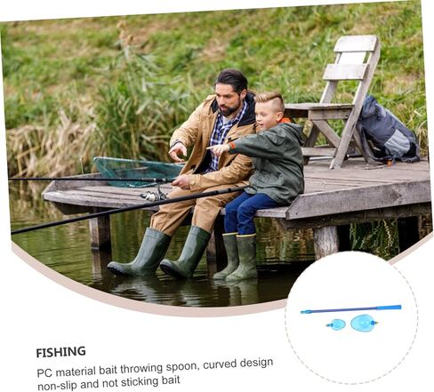 تودمومي مجموعة واحدة / 3 قطع ملعقة رمي ملعقة رمي سمك الشبوط الصيد ملعقة رمي ملحقات الصيد مقبض رمي الطعم ملعقة رمي ملعقة الصيد مجموعة مقبض ملاعق الصيد معدات الصيد in Kuwait