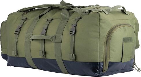 Large Duffle Bag Duffel Pack with Backpack Shoulder Straps and Shoes Compartment 105L for Sports Travel Hunting Camping. in Kuwait