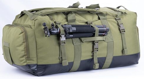 Large Duffle Bag Duffel Pack with Backpack Shoulder Straps and Shoes Compartment 105L for Sports Travel Hunting Camping. in Kuwait