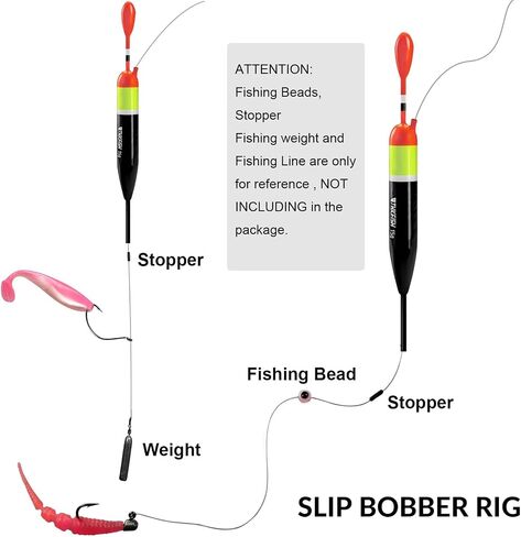 THKFISH Fishing Bobbers and Floats, Slip Bobbers for Fishing in Kuwait