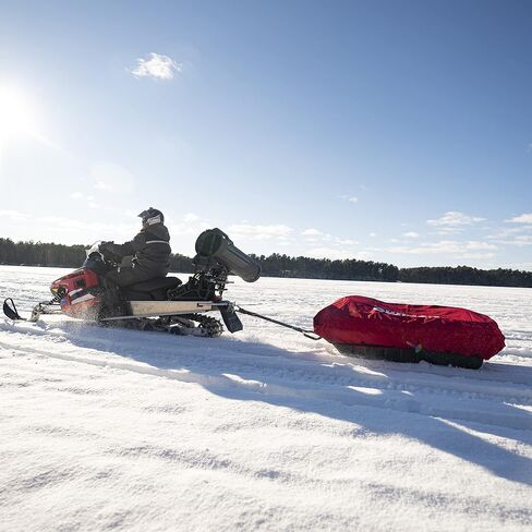 Eskimo 34120 64" Sled Travel Cover,Black/Red in Saudi Arabia