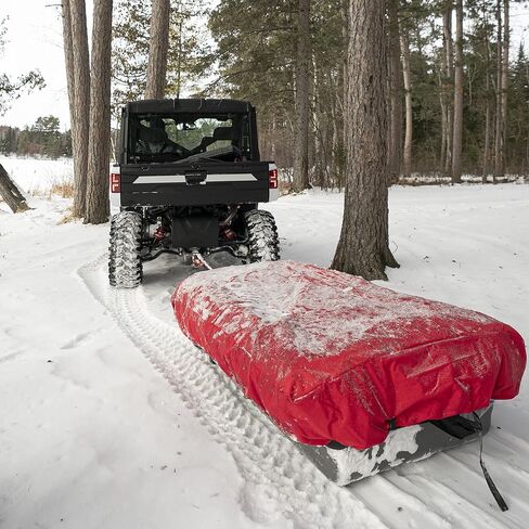 Eskimo 34120 64" Sled Travel Cover,Black/Red in Saudi Arabia