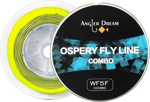 100FT WF3F WF5F WF8 Fly Fishing Line Combo Weight Forward Fly Line with Braided Backing Tapered Leader Preload Fly Line with Welded Loop in Saudi Arabia