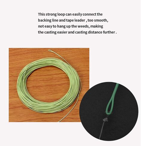 100FT WF3F WF5F WF8 Fly Fishing Line Combo Weight Forward Fly Line with Braided Backing Tapered Leader Preload Fly Line with Welded Loop in Saudi Arabia