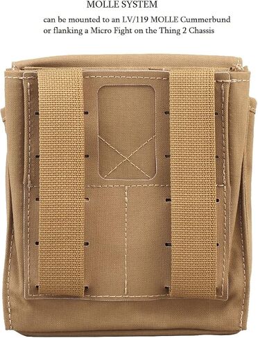 Molle Multi-Use Pouches, Tactical 5.56 7.62 Magazine Pouch GP Storage Bag 2 in 1 for Duty Belt Vest in Kuwait